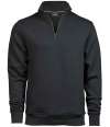 T5438 (5438) Half Zip Sweatshirt Dark Grey colour image